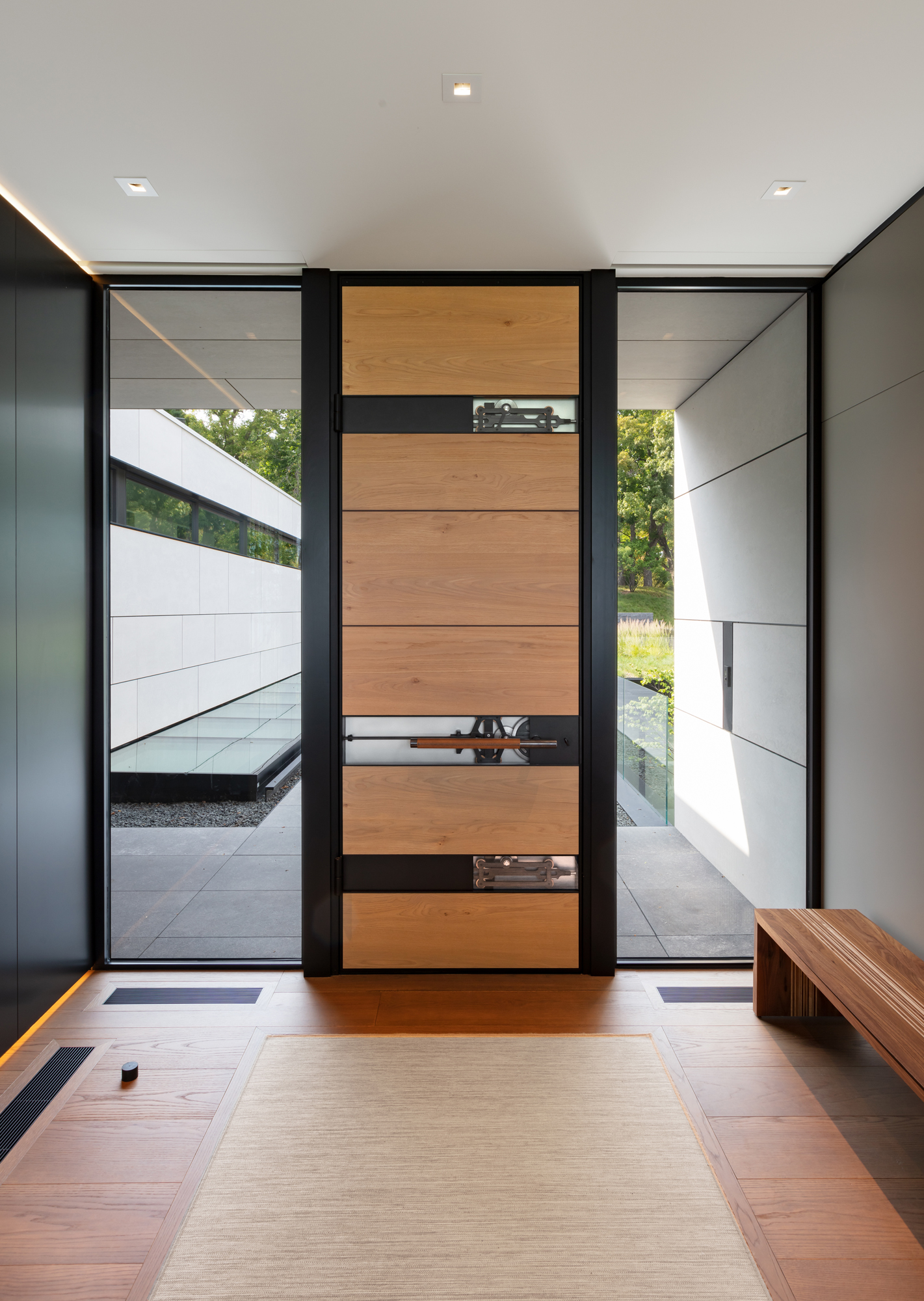 Bayside custom wood entry door
