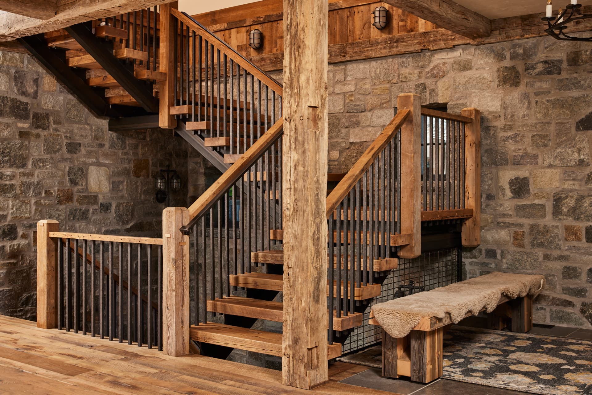 Timber Retreat custom timber staircase