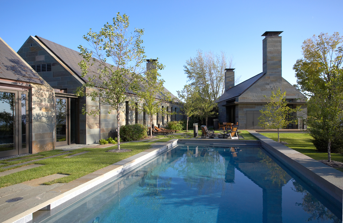 custom twenty-first century modern design home exterior
