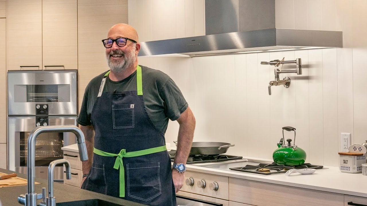CHEF ANDREW ZIMMERN AT HOME