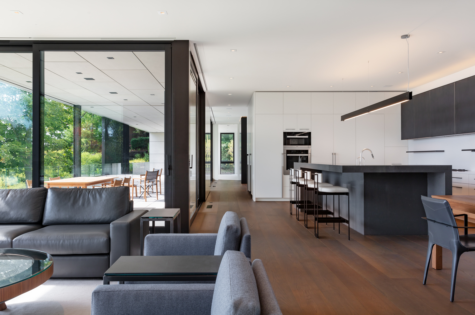 Bayside open kitchen and living space