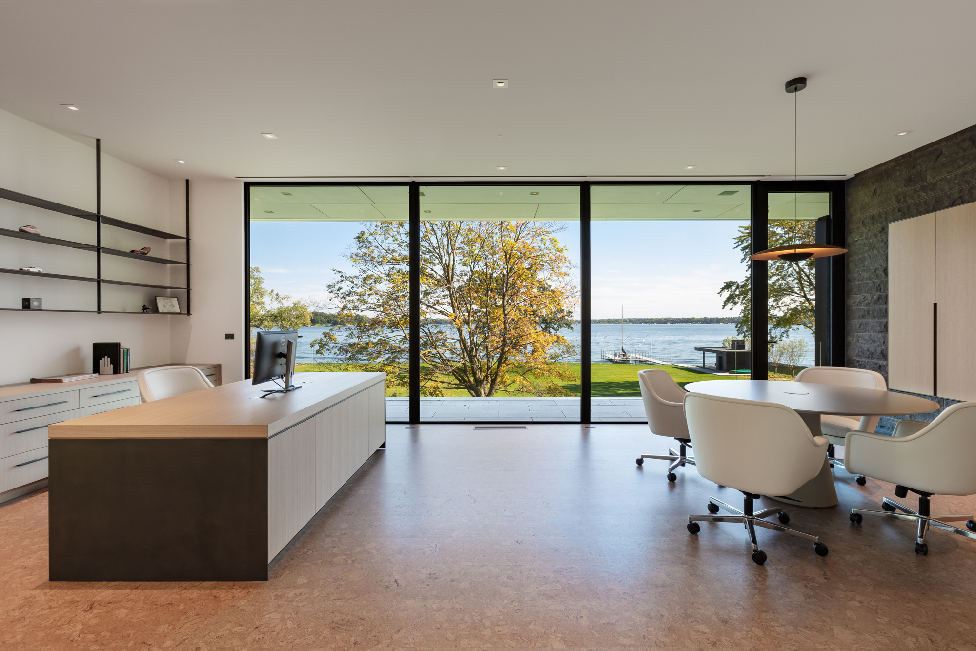 Bayside lakeside office