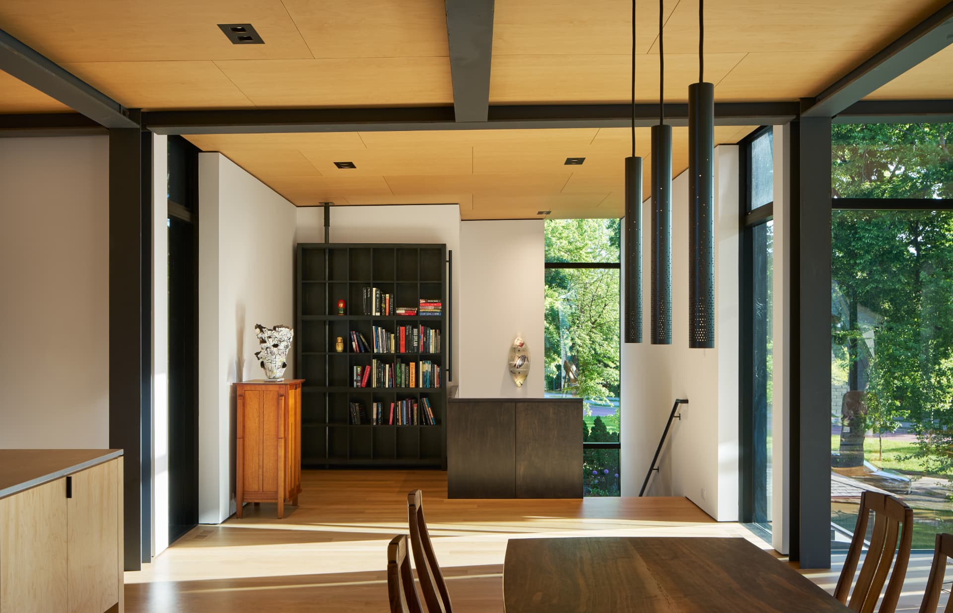 River’s Edge dining space with garden views
