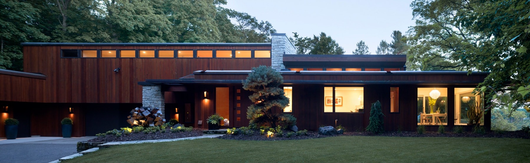 Mid Century Lake House Photo