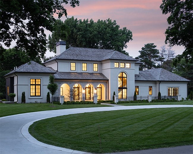 ferndale custom home exterior