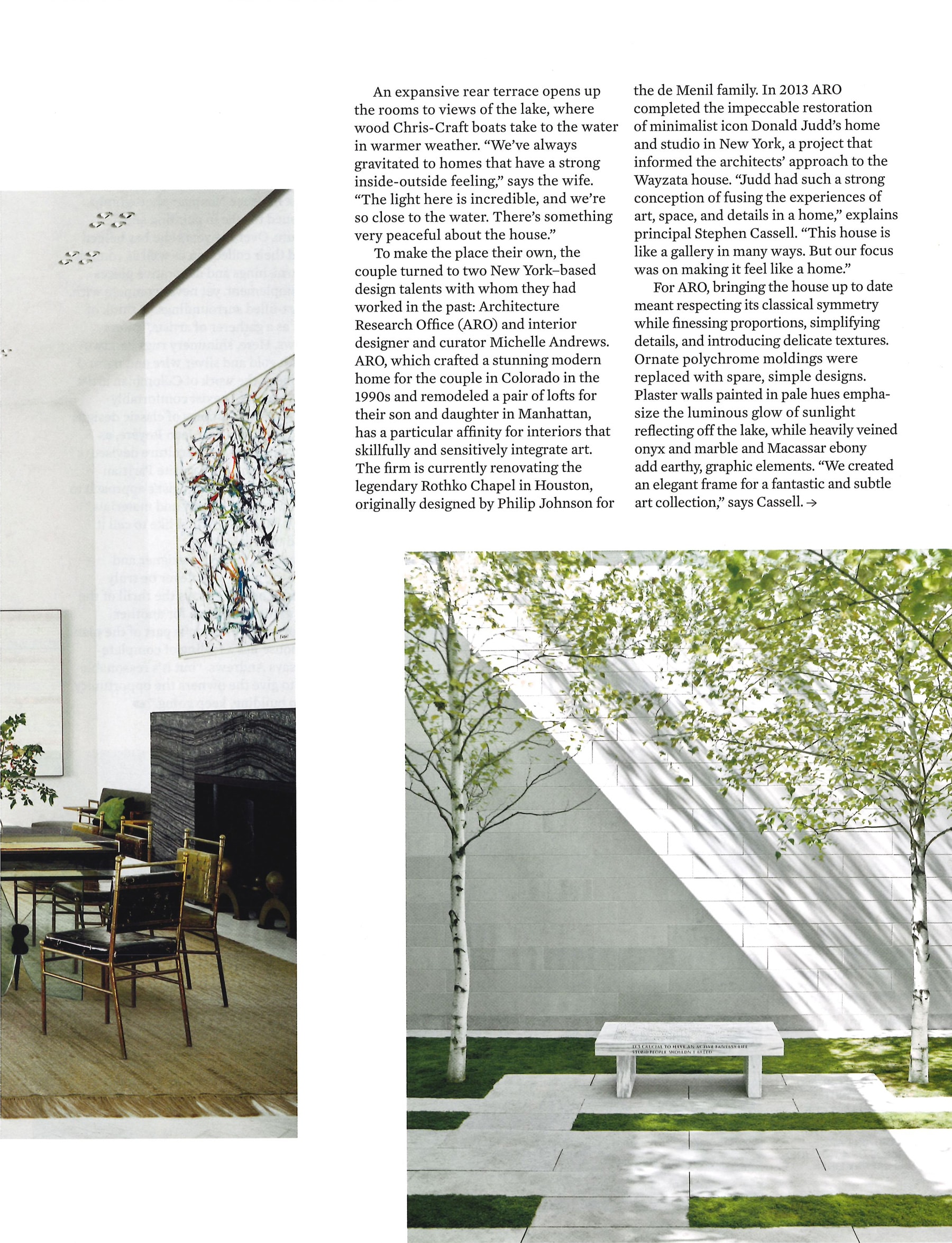 Architectural Digest Article